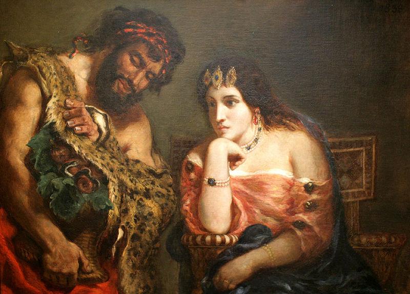 Eugene Delacroix Cleopatra and the Peasant